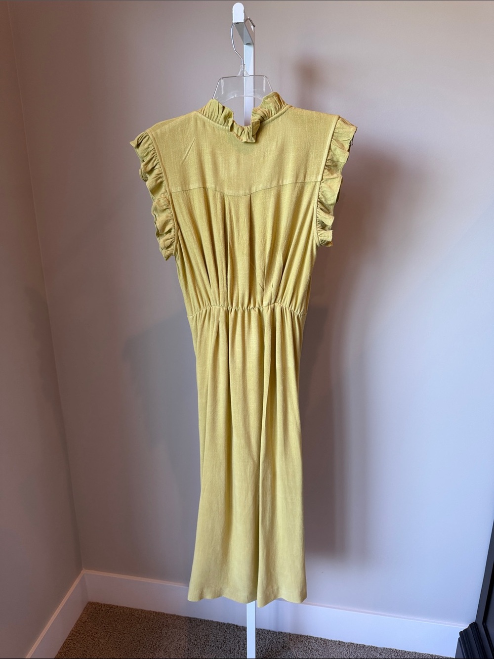 Mable Ruffle Tie-Front Midi Dress - Picture 5 of 5
